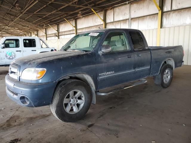 5TBRT34196S473073 - 2006 TOYOTA TUNDRA ACCESS CAB SR5 BLUE photo 1
