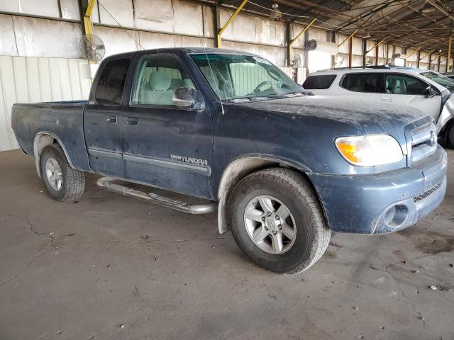 5TBRT34196S473073 - 2006 TOYOTA TUNDRA ACCESS CAB SR5 BLUE photo 4