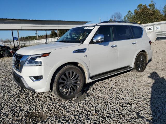 JN8AY2DA5N9392573 - 2022 NISSAN ARMADA PLATINUM WHITE photo 1