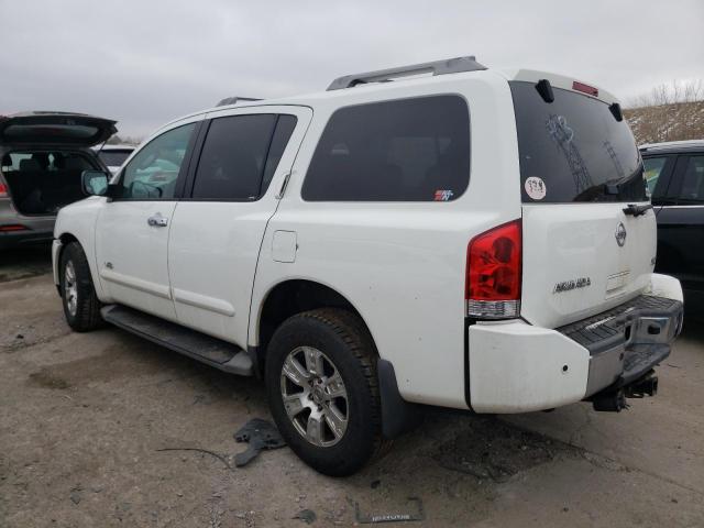 5N1AA08C37N708106 - 2007 NISSAN ARMADA SE WHITE photo 2