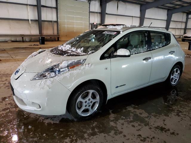 JN1AZ0CP9CT024287 - 2012 NISSAN LEAF SV WHITE photo 1