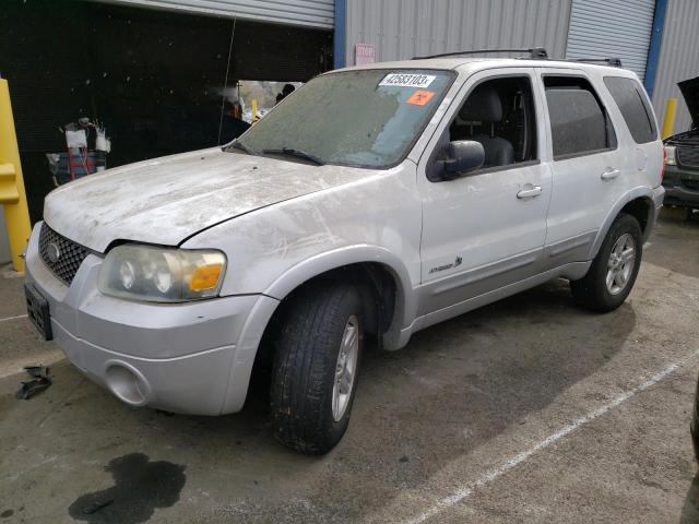 1FMYU95H76KA58304 - 2006 FORD ESCAPE HEV WHITE photo 1