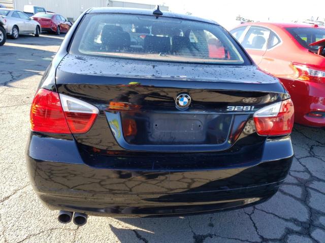 WBAVC57508NK77805 - 2008 BMW 328 I SULEV BLACK photo 6