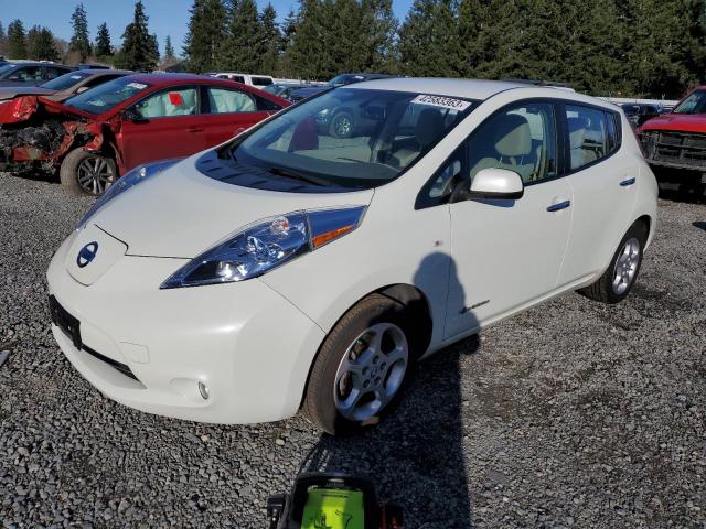 JN1AZ0CP0CT022332 - 2012 NISSAN LEAF SV WHITE photo 1