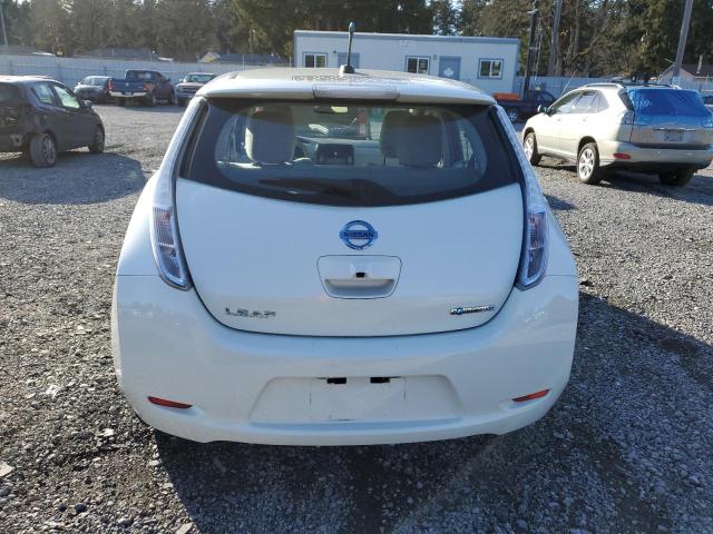 JN1AZ0CP0CT022332 - 2012 NISSAN LEAF SV WHITE photo 6