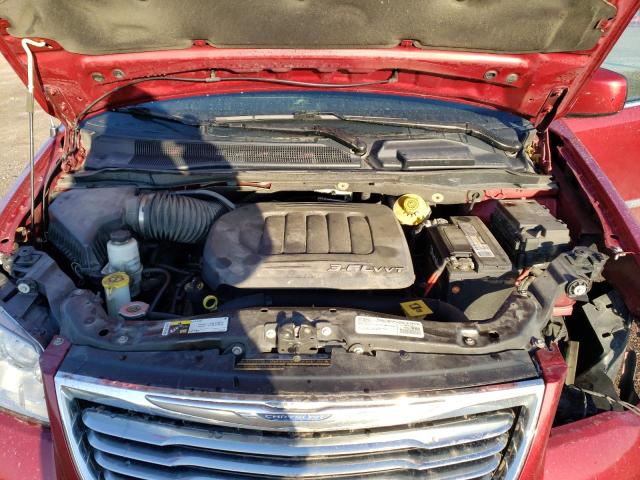2C4RC1BG3GR229903 - 2016 CHRYSLER TOWN & COU TOURING წითელი ფოტო 12