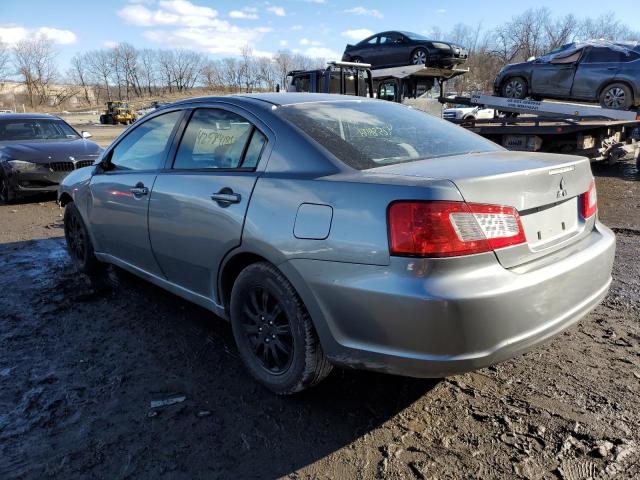 4A3AB36F89E010333 - 2009 MITSUBISHI GALANT ES GRAY photo 2