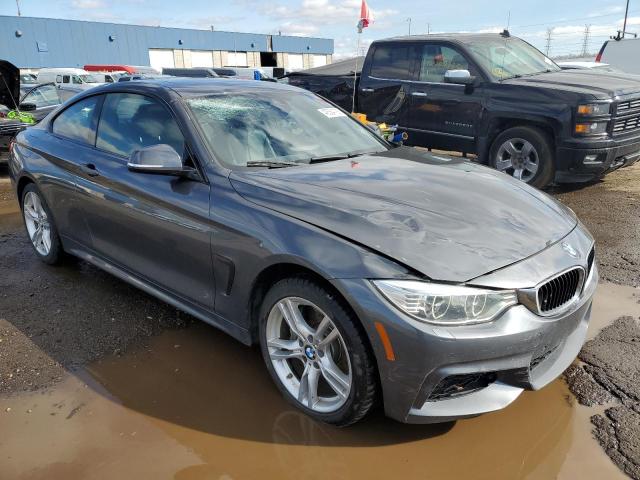 WBA3R5C5XFK372690 - 2015 BMW 435 XI GRAY photo 4