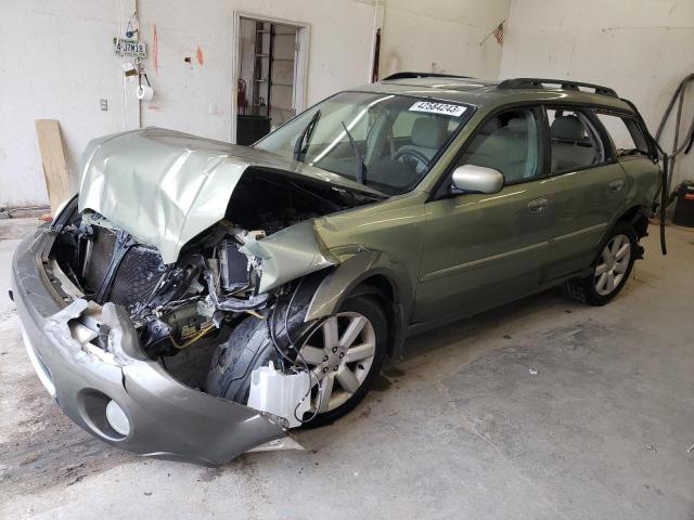 4S4BP62C767305666 - 2006 SUBARU LEGACY OUTBACK 2.5I LIMITED GREEN photo 1