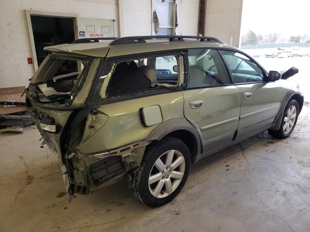 4S4BP62C767305666 - 2006 SUBARU LEGACY OUTBACK 2.5I LIMITED GREEN photo 3