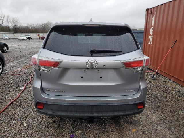 5TDYKRFH7ES025917 - 2014 TOYOTA HIGHLANDER LIMITED SILVER photo 6