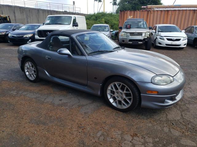 JM1NB353420225917 - 2002 MAZDA MX-5 MIATA BASE GRAY photo 4