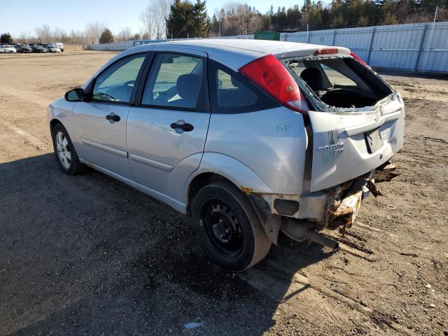 3FAFP37N55R128627 - 2005 FORD FOCUS ZX5 SILVER photo 2