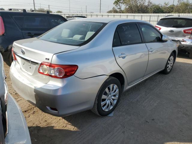 5YFBU4EE2CP059280 - 2012 TOYOTA COROLLA LE BASE SILVER photo 3