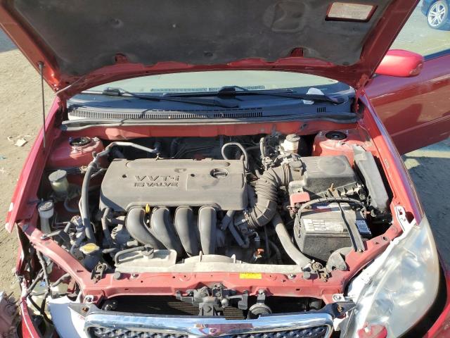 2T1BR30E56C580209 - 2006 TOYOTA COROLLA CE RED photo 11