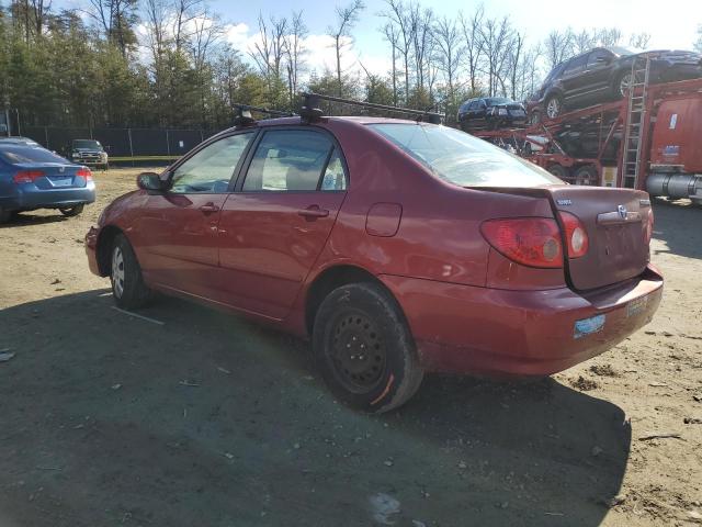 2T1BR30E56C580209 - 2006 TOYOTA COROLLA CE RED photo 2