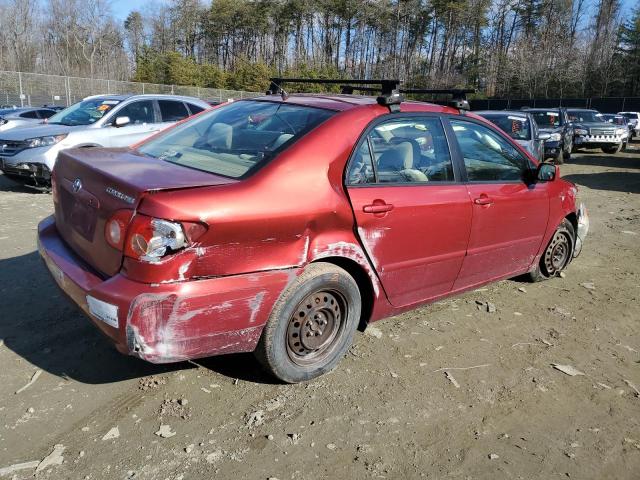 2T1BR30E56C580209 - 2006 TOYOTA COROLLA CE RED photo 3