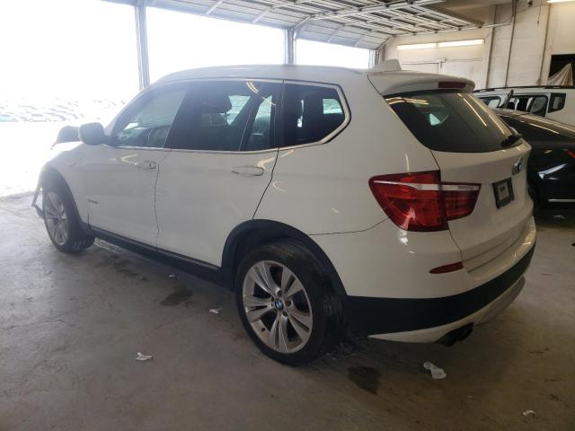5UXWX7C58DL981686 - 2013 BMW X3 XDRIVE35I WHITE photo 2