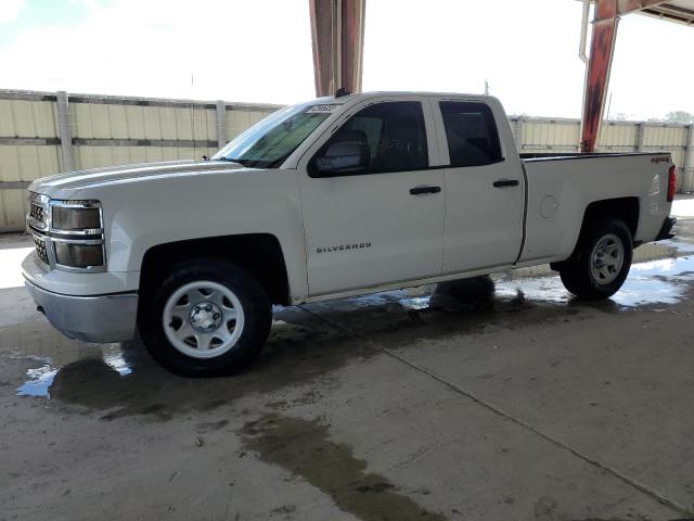 1GCVKREC0EZ224539 - 2014 CHEVROLET SILVERADO K1500 LT WHITE photo 1