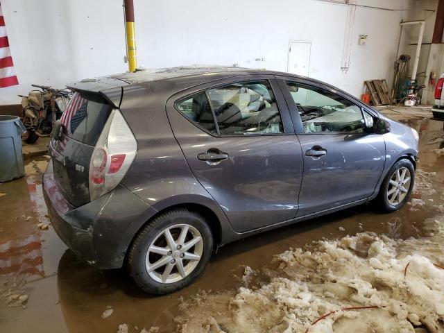 JTDKDTB33E1059549 - 2014 TOYOTA PRIUS C GRAY photo 3