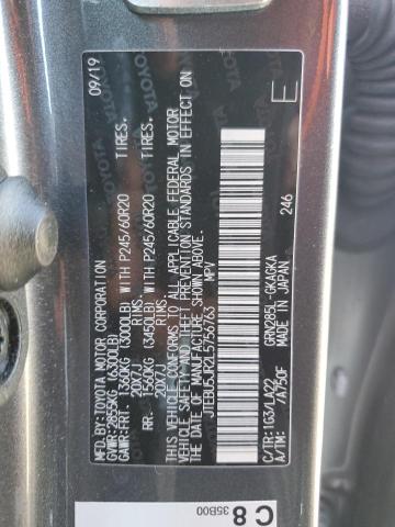 JTEBU5JR2L5756763 - 2020 TOYOTA 4RUNNER SR5/SR5 PREMIUM 石墨色 照片 12