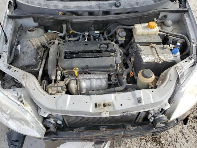 KL1TD6DE1BB213158 - 2011 CHEVROLET AVEO LS ვერცხლისფერი ფოტო 11