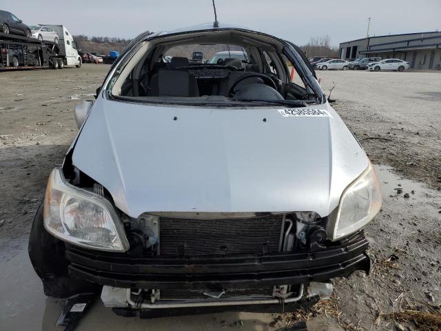 KL1TD6DE1BB213158 - 2011 CHEVROLET AVEO LS ვერცხლისფერი ფოტო 5