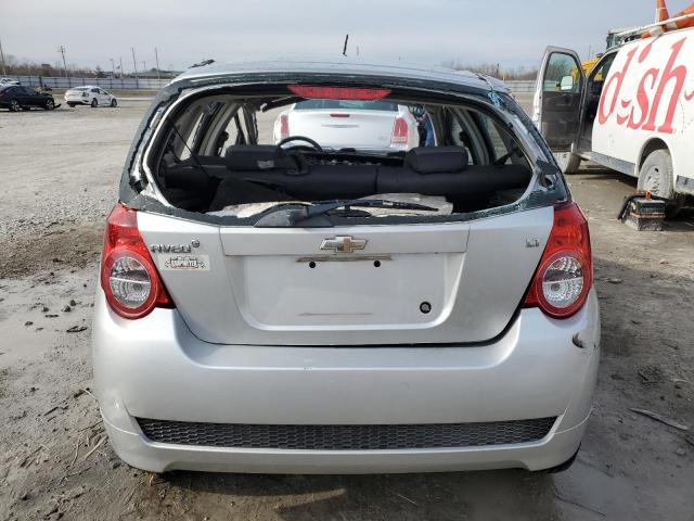 KL1TD6DE1BB213158 - 2011 CHEVROLET AVEO LS SILVER photo 6