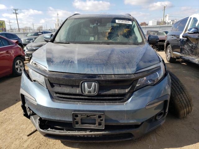 5FNYF6H20MB021612 - 2021 HONDA PILOT SE BLUE photo 5