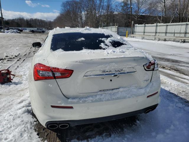 ZAM57XSA6J1281423 - 2018 MASERATI GHIBLI WHITE photo 6