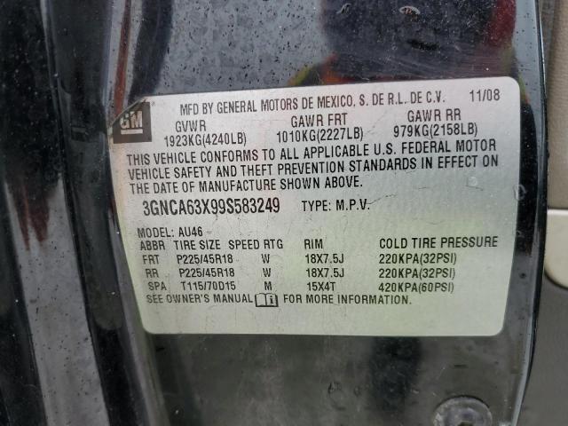 3GNCA63X99S583249 - 2009 CHEVROLET HHR SS 黑色 照片 12