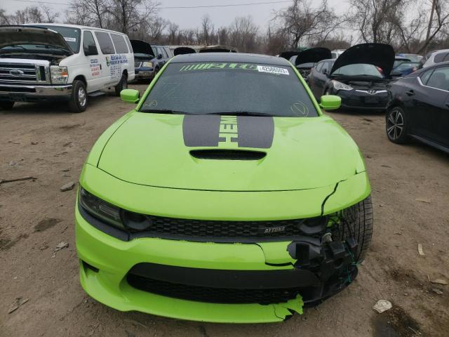 2C3CDXGJ2KH624443 - 2019 DODGE CHARGER SCAT PACK GREEN photo 5