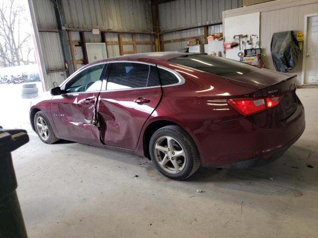 1G1ZB5ST2GF242925 - 2016 CHEVROLET MALIBU LS MAROON photo 2