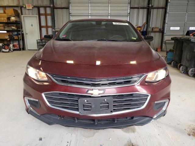 1G1ZB5ST2GF242925 - 2016 CHEVROLET MALIBU LS MAROON photo 5