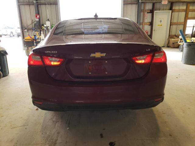 1G1ZB5ST2GF242925 - 2016 CHEVROLET MALIBU LS MAROON photo 6