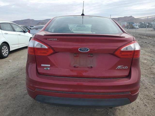 3FADP4BE8GM123197 - 2016 FORD FIESTA SE RED photo 6