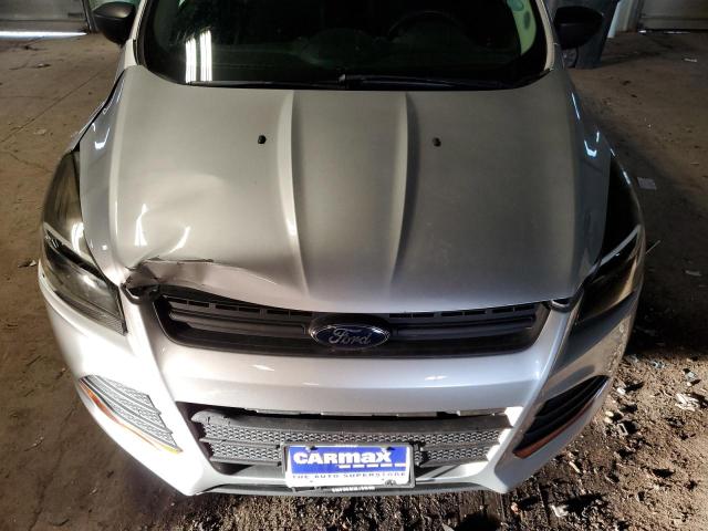 1FMCU0F72EUD22804 - 2014 FORD ESCAPE S SILVER photo 12