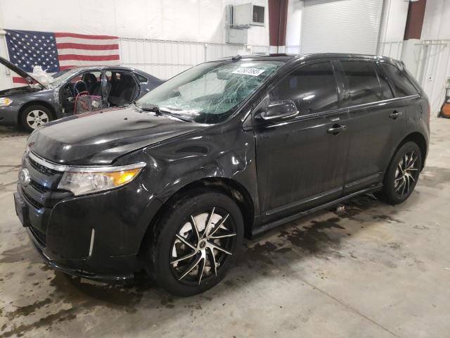 2FMDK4AK1CBA90289 - 2012 FORD EDGE SPORT BLACK photo 1