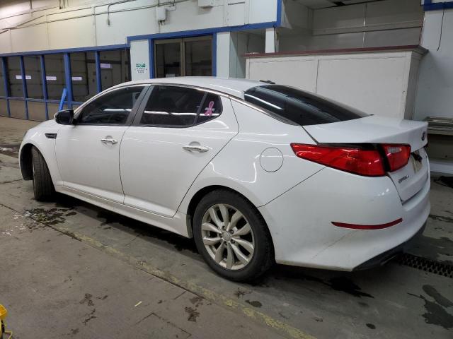 5XXGM4A72EG340472 - 2014 KIA OPTIMA LX WHITE photo 2