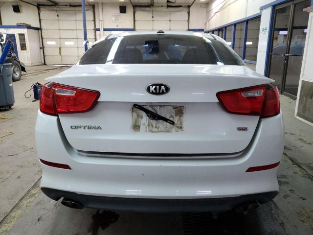 5XXGM4A72EG340472 - 2014 KIA OPTIMA LX WHITE photo 6