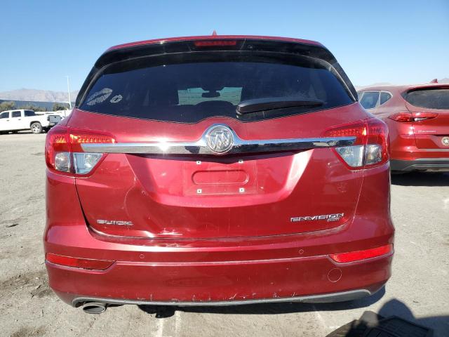 LRBFXDSA0HD197273 - 2017 BUICK ENVISION ESSENCE Կարմիր լուսանկար 6