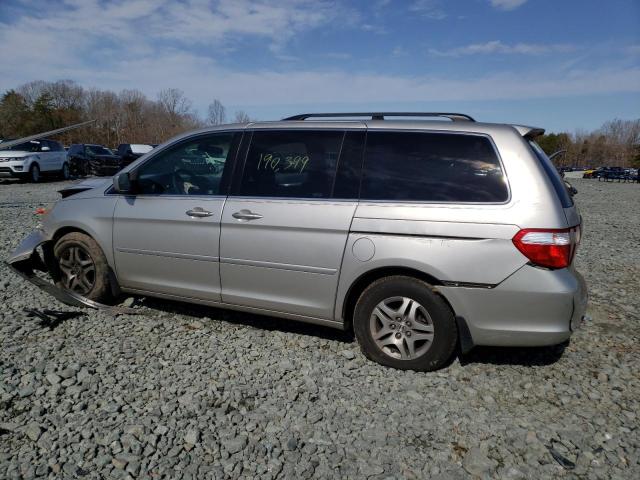 5FNRL38416B420528 - 2006 HONDA ODYSSEY EX SILVER photo 2