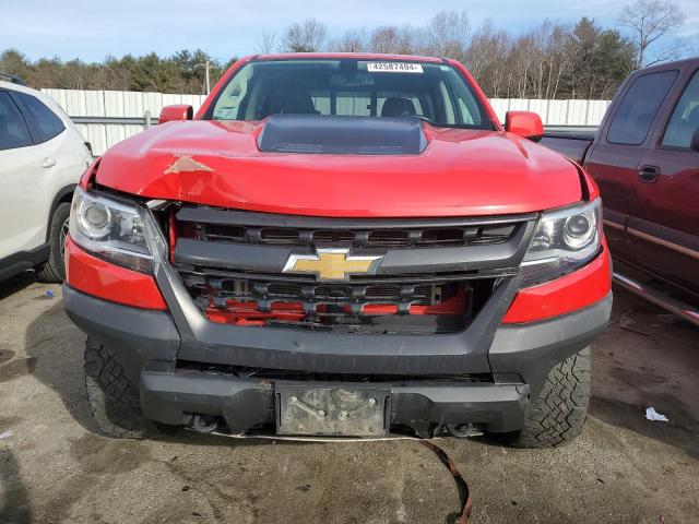 1GCGTEEN5J1298709 - 2018 CHEVROLET COLORADO ZR2 RED photo 5