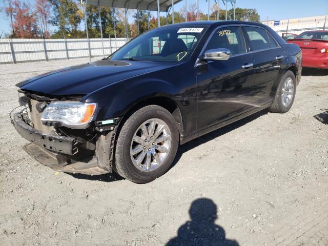 2C3CA5CG1BH594357 - 2011 CHRYSLER 300 LIMITED BLACK photo 2