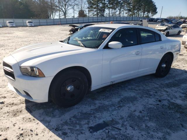 2C3CDXAG9EH194802 - 2014 DODGE CHARGER POLICE WHITE photo 1