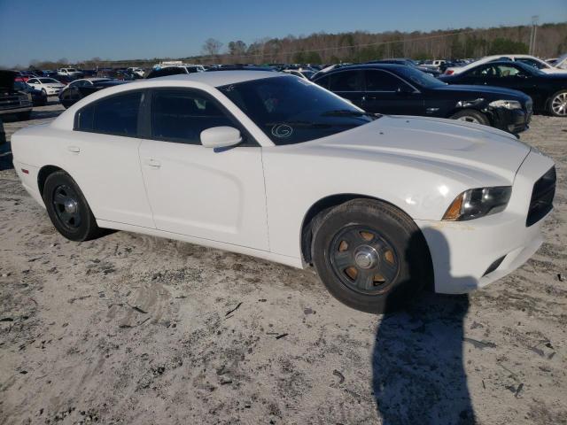 2C3CDXAG9EH194802 - 2014 DODGE CHARGER POLICE WHITE photo 4