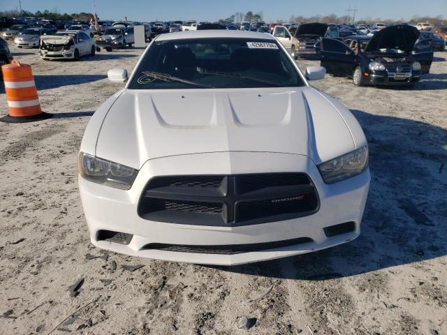 2C3CDXAG9EH194802 - 2014 DODGE CHARGER POLICE WHITE photo 5