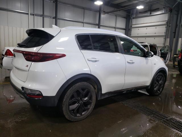 KNDP6CACXL7683876 - 2020 KIA SPORTAGE S WHITE photo 3