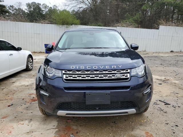 SALCR2BG7GH629347 - 2016 LAND ROVER DISCOVERY HSE BLUE photo 5