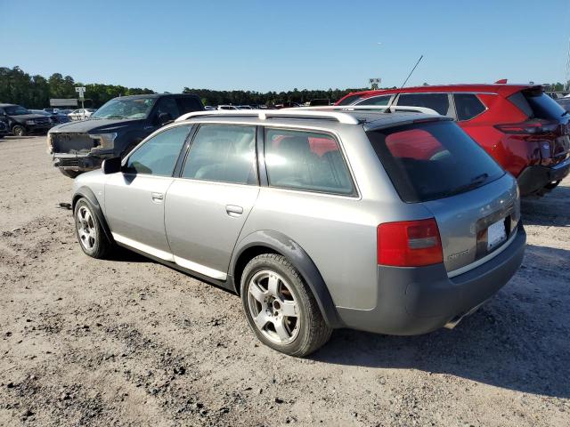 WAUYP64BX1N131368 - 2001 AUDI ALLROAD GRAY photo 2